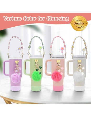 Conjunto de Accesorios Gestarich para Stanley Cup 7 Piezas Rosa