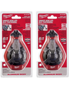 Carrete de Tiza Milwaukee 100' Fino 2 Paquete 0.9mm 2