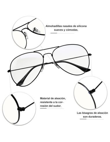Gafas de sol KANASTAL anti luz azul UV400 para hombres y mujeres