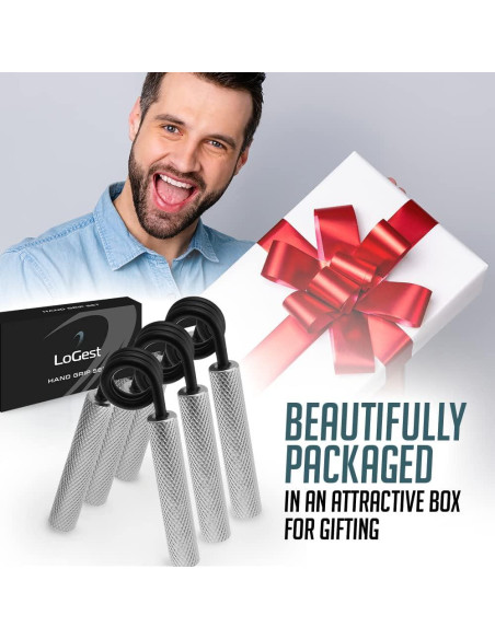 Agarradores de Mano Logest 100-200LB 3 Paquete Metal Antideslizante