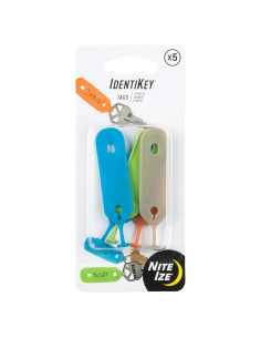 Etiquetas IdentiKey Nite Ize - Identificación Llaves Coloridas