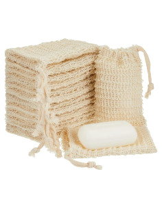 Paquete de 50 bolsas exfoliantes para jabón Cunhill 14x9 cm