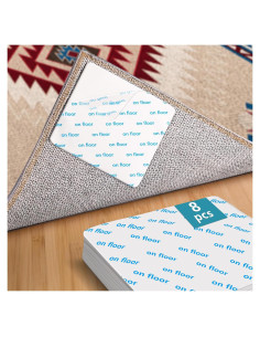 GOSALISU Almohadillas Antideslizantes 8 Pcs para Alfombras