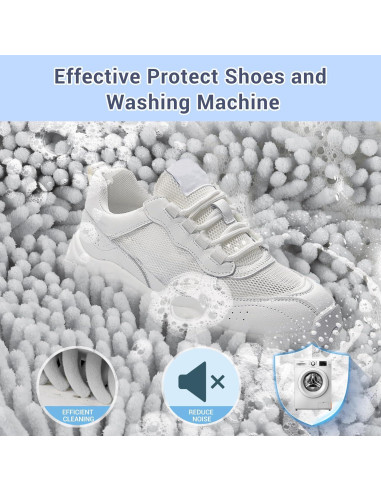 Bolsa de Lavado de Zapatos Teletrogy 7.4L Reutilizable Gris