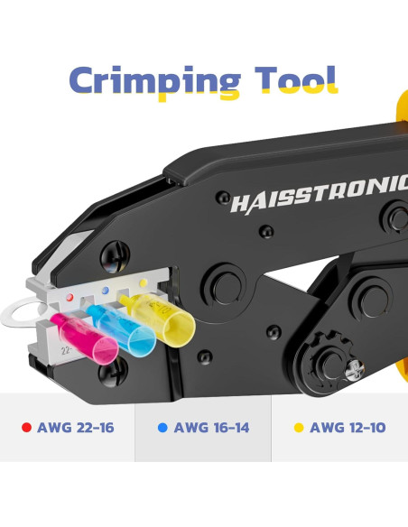 Pelacables y Crimpadora Haisstronica HX1608 AWG 24-10
