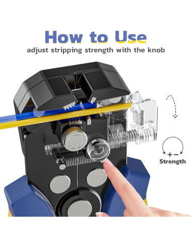 Pelacables y Crimpadora Haisstronica HX1608 AWG 24-10