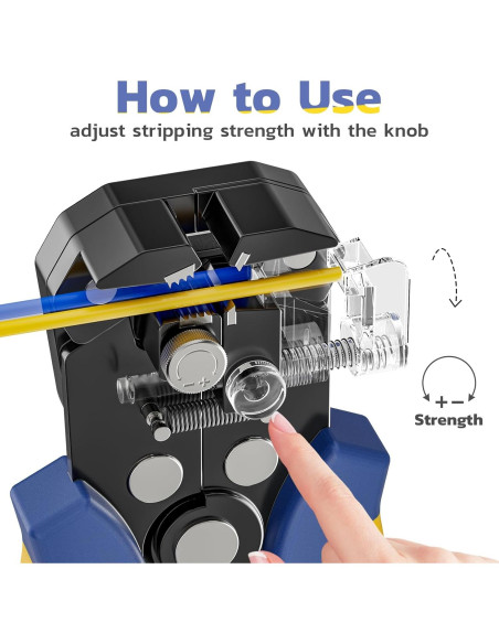Pelacables y Crimpadora Haisstronica HX1608 AWG 24-10