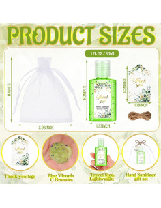 Set de 72 Regalos de Desinfectante de Manos Frienda 30 ml 2