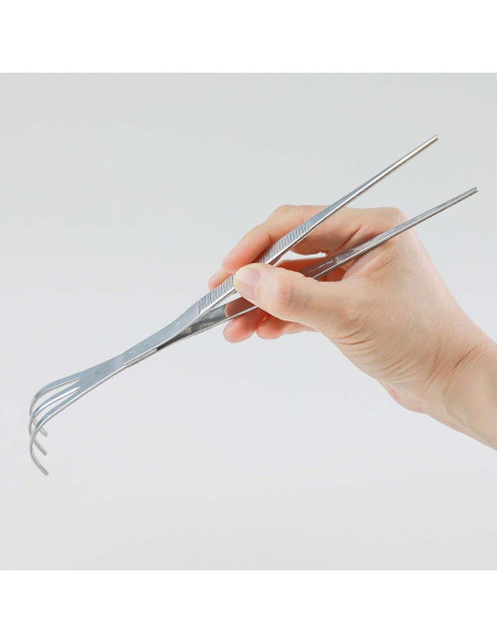 Pinzas Bonsai 2 en 1 Wazakura Acero Inoxidable 220mm Japón
