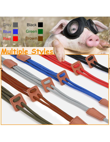 Arnés Ajustable para Cerdo Mascota Drunhan Negro 22.86cm