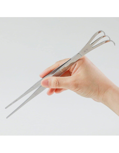 Pinzas Bonsai 2 en 1 Wazakura Acero Inoxidable 220mm Japón