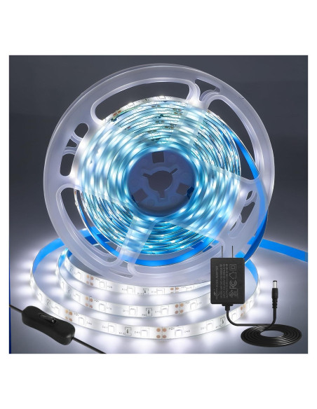 Tira LED Flexible 5M iNextStation 12V 300 LEDs Blanca