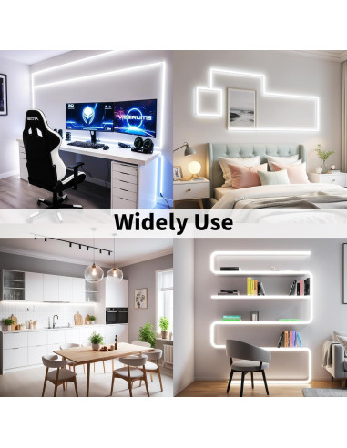 Tira LED Flexible 5M iNextStation 12V 300 LEDs Blanca