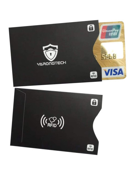 Fundas Bloqueadoras RFID YARONGTECH - Protección Contra Robo - 10 Unidades
