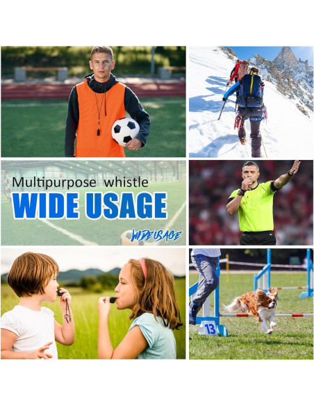 Silbatos Deportivos Flutesan 48 Pcs con Cordón Negro