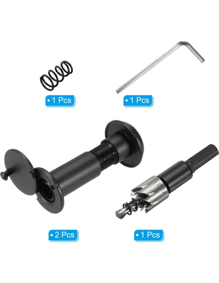 Mirilla de Puerta PATIKIL 2 Pcs Cobre 180 Grados Seguridad