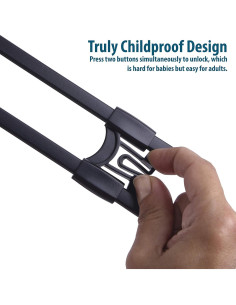 Cerraduras de Seguridad para Gabinetes Cutesafety - Paquete de 10 2