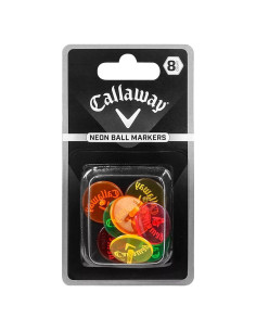 Marcadores de Pelotas de Golf Callaway Neon - Paquete de 8