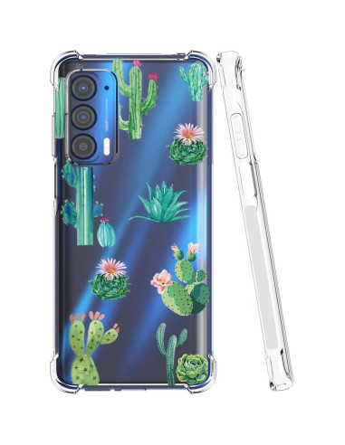 Funda TPU transparente para Moto Edge 2021 - Cactus