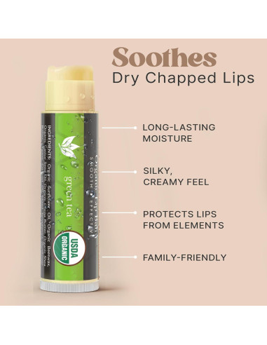 Bálsamo Labial Orgánico Beauty by Earth - Juego de 12 Sabores