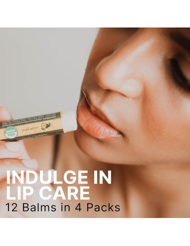 Bálsamo Labial Orgánico Beauty by Earth - Juego de 12 Sabores