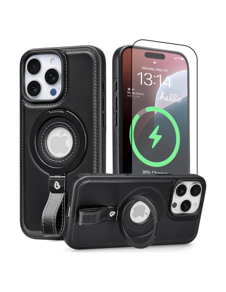 Funda de Cuero Magnética para iPhone 12 Pro Max - BUTAIGA