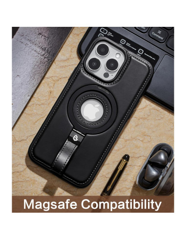 Funda de Cuero Magnética para iPhone 12 Pro Max - BUTAIGA