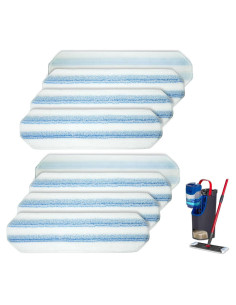 8 Almohadillas de Reemplazo Microfibra Vileda H2prO/O-Cedar