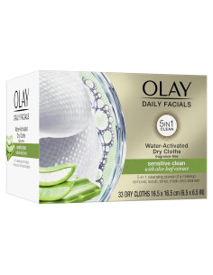 Toallitas Desmaquillantes Olay 5-en-1 Sin Fragancia 33 Unidades