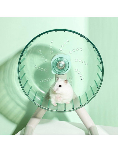 Rueda de Hámster Silenciosa Ipetboom 12 cm para Mascotas Pequeñas