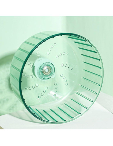 Rueda de Hámster Silenciosa Ipetboom 12 cm para Mascotas Pequeñas