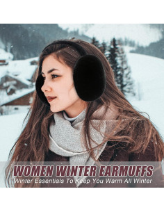 Orejeras Plegables PIGBENGO para Invierno - Cálidas y Suaves 2