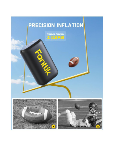 Bomba Eléctrica de Pelotas Fanttik X9 Nano - Inflación Rápida