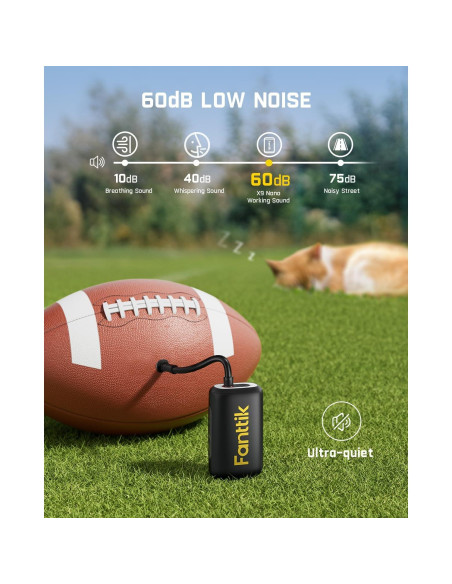 Bomba Eléctrica de Pelotas Fanttik X9 Nano - Inflación Rápida