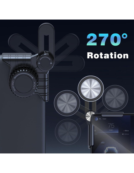 Soporte Magnético para Teléfono Tesla Model 3/Y 2024 - Fuerte Soporte Magnético para Teléfono Tesla Model 3/Y 2024 - Fuerte