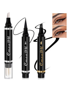 Conjunto de Delineador de Ojos Alado y Removedor de Maquillaje