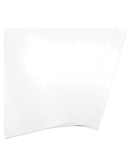 Plástico Retráctil Blanco Sizzix 664678 - Paquete de 10 Hojas