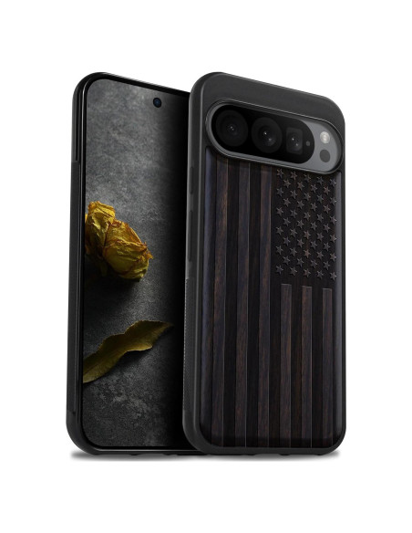 Funda de Madera Carveit para Google Pixel 9 Pro - Antichoque Funda de Madera Carveit para Google Pixel 9 Pro - Antichoque