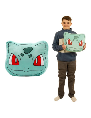 Almohada Decorativa Bulbasaur Franco 38.1 cm Suave