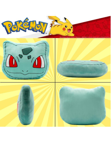 Almohada Decorativa Bulbasaur Franco 38.1 cm Suave