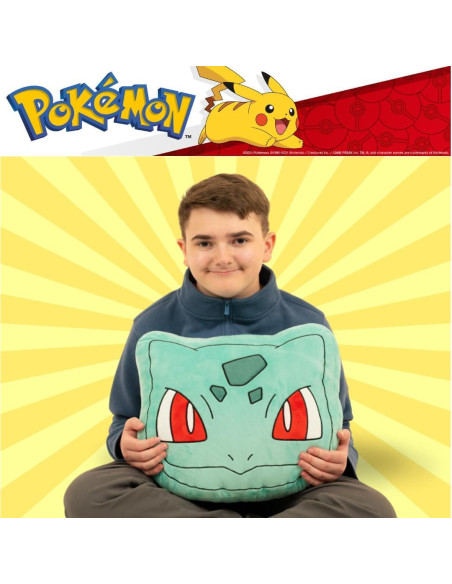 Almohada Decorativa Bulbasaur Franco 38.1 cm Suave