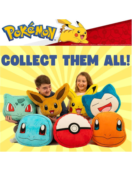 Almohada Decorativa Bulbasaur Franco 38.1 cm Suave