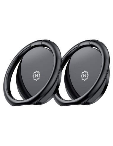 Soporte de Anillo Magnético WixGear para Teléfono - Negro