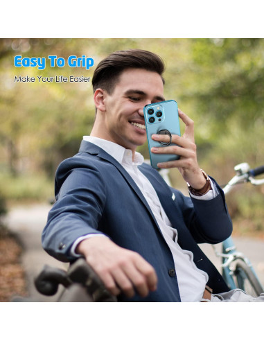 Soporte de Anillo Magnético WixGear para Teléfono - Negro