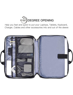 Funda Impermeable para Laptop 11.6-12.9" imComor Negro 2