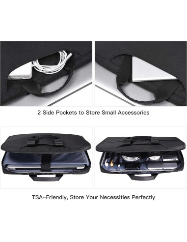 Funda Impermeable para Laptop 11.6-12.9" imComor Negro