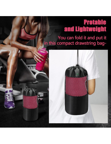 Toalla de Yoga Antideslizante Keemi Microfibra 185x64cm Elefante