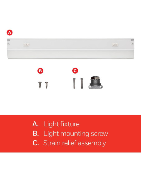 Lámpara LED de Gabinete UltraPro 30.48 cm 3 Colores 45366