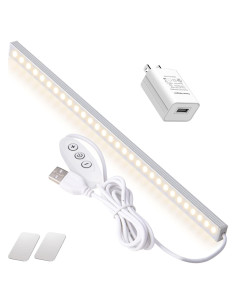 Barra de Luz LED Regulable DWEPTU 30 cm con Adaptador USB