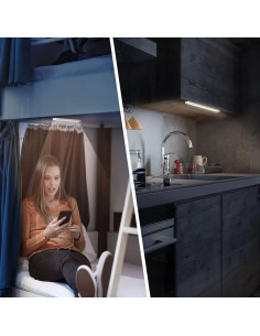 Barra de Luz LED Regulable DWEPTU 30 cm con Adaptador USB 2